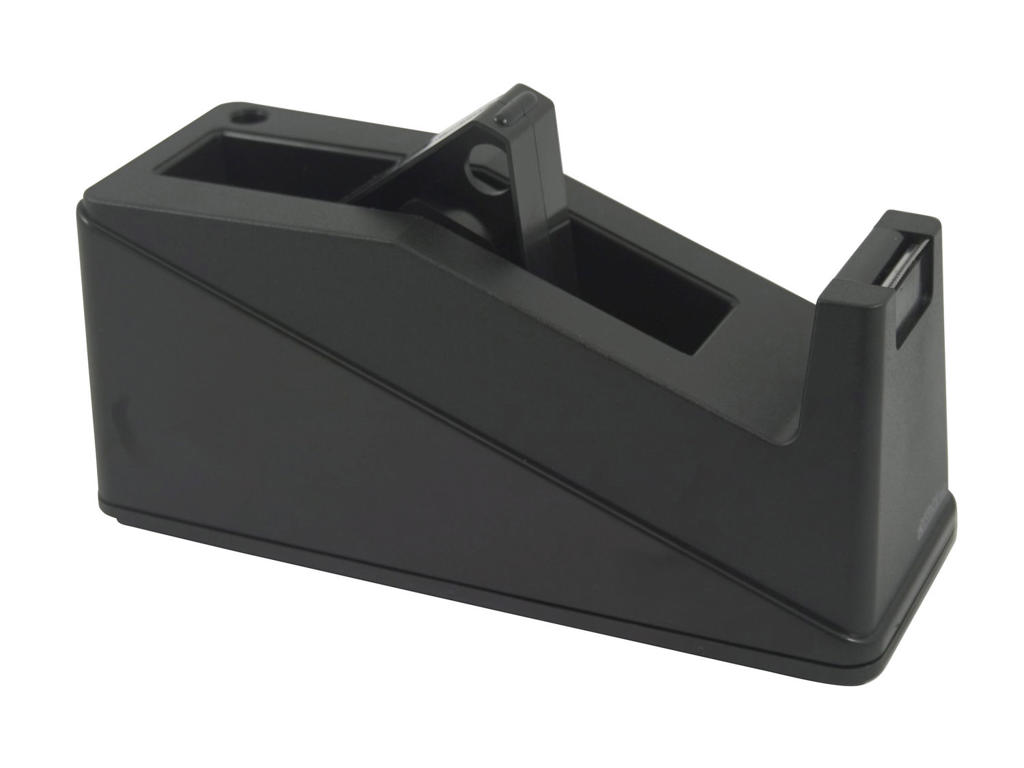 Tapeholder bord 19/25mm x 33/66 m sort