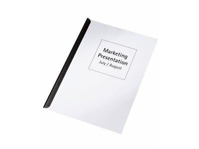 Klemrygge A4 6 mm sort 50 stk.