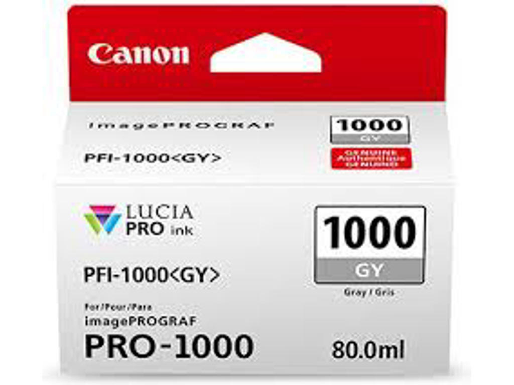 Canon blæk PFI-1000 GY grey