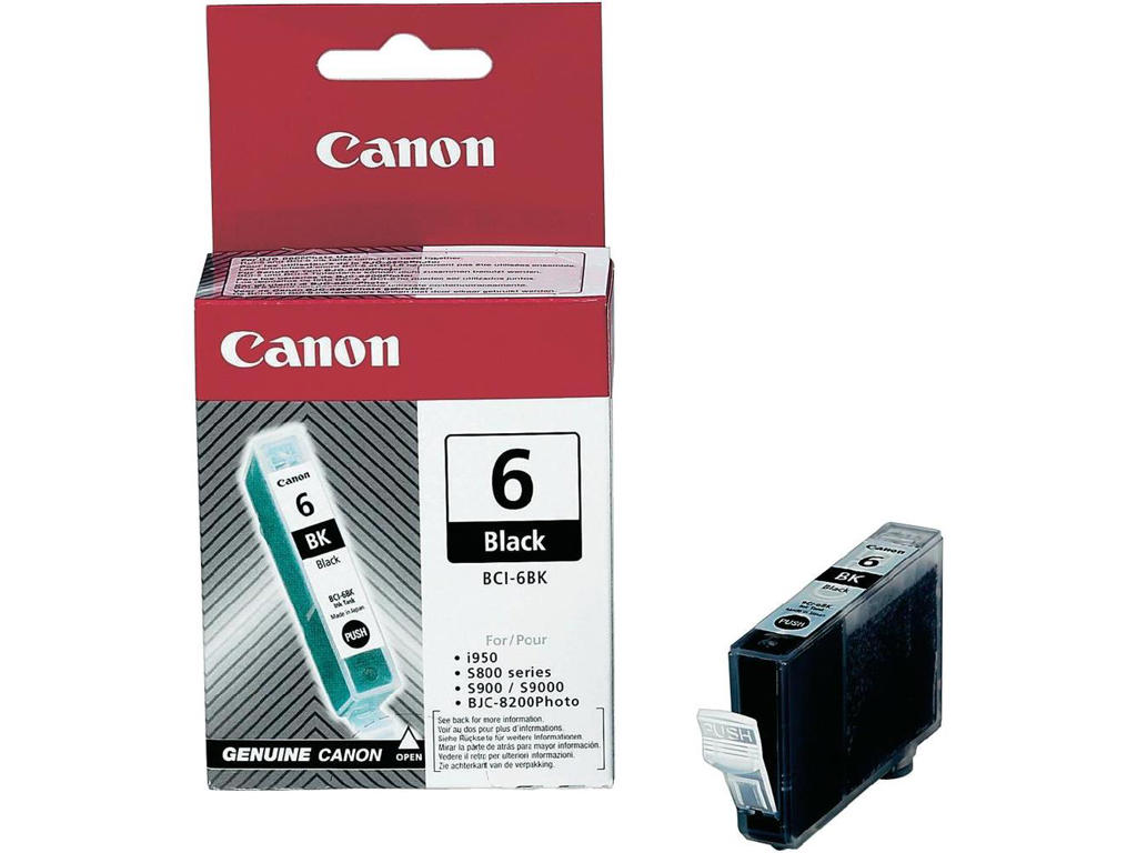 Canon blæk BCI-6 BK sort