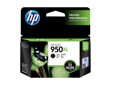 HP 950XL blæk sort, 2300 sider