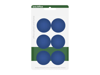 Magneter BNT Ø30 mm blå 6 stk.