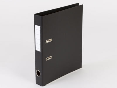 Brevordner A4 50 mm Q-Line sort