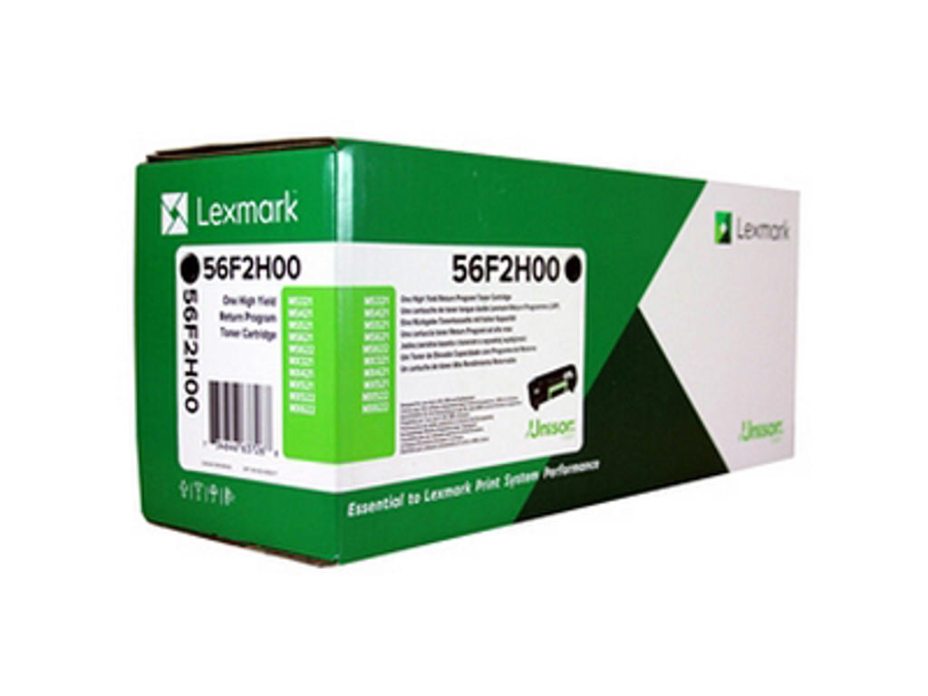 Lexmark toner 56F2H00 sort, 15000 sider