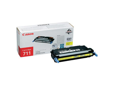 Canon toner 711 gul, 6000 sider