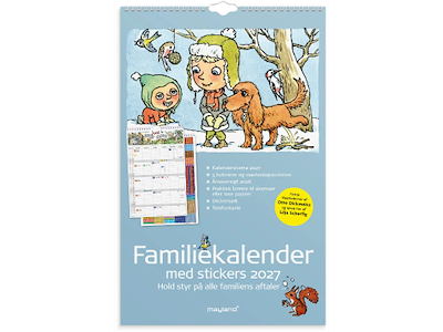 Familiekalender Otto Dickmeiss & Lilja Scherfig 5 kol. 2027