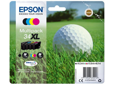 Epson blæk 34XL CMYK