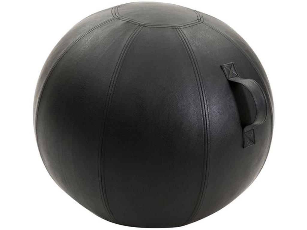 Balancebold JobOut Design Ø65 xm sort PU læder