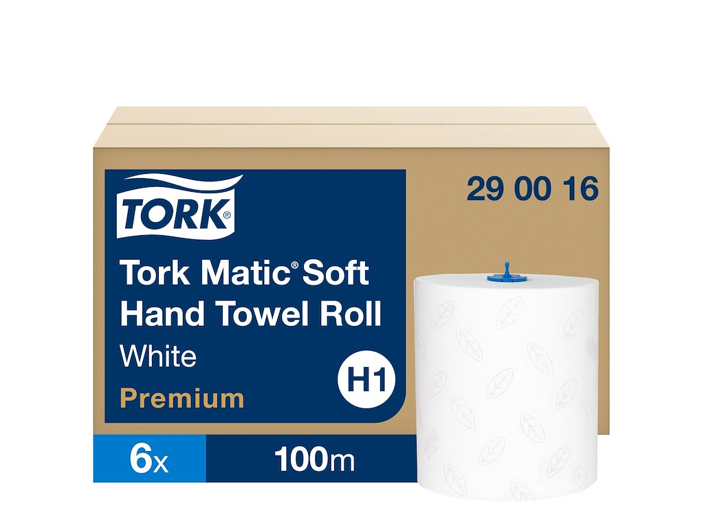 Håndklædeark Tork H1 290016 Premium 2-lags 6 rl.