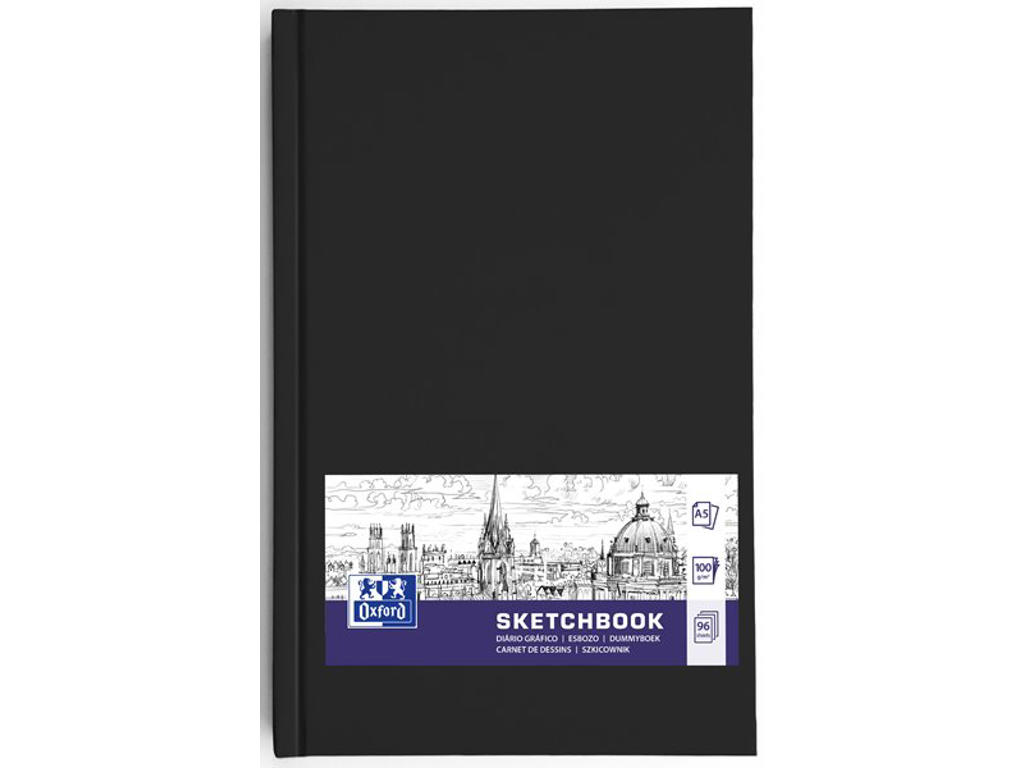 Skitsebog A5 100gr Oxford 96 ark
