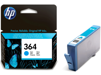 HP 364 blæk CB318EE cyan, 300 sider
