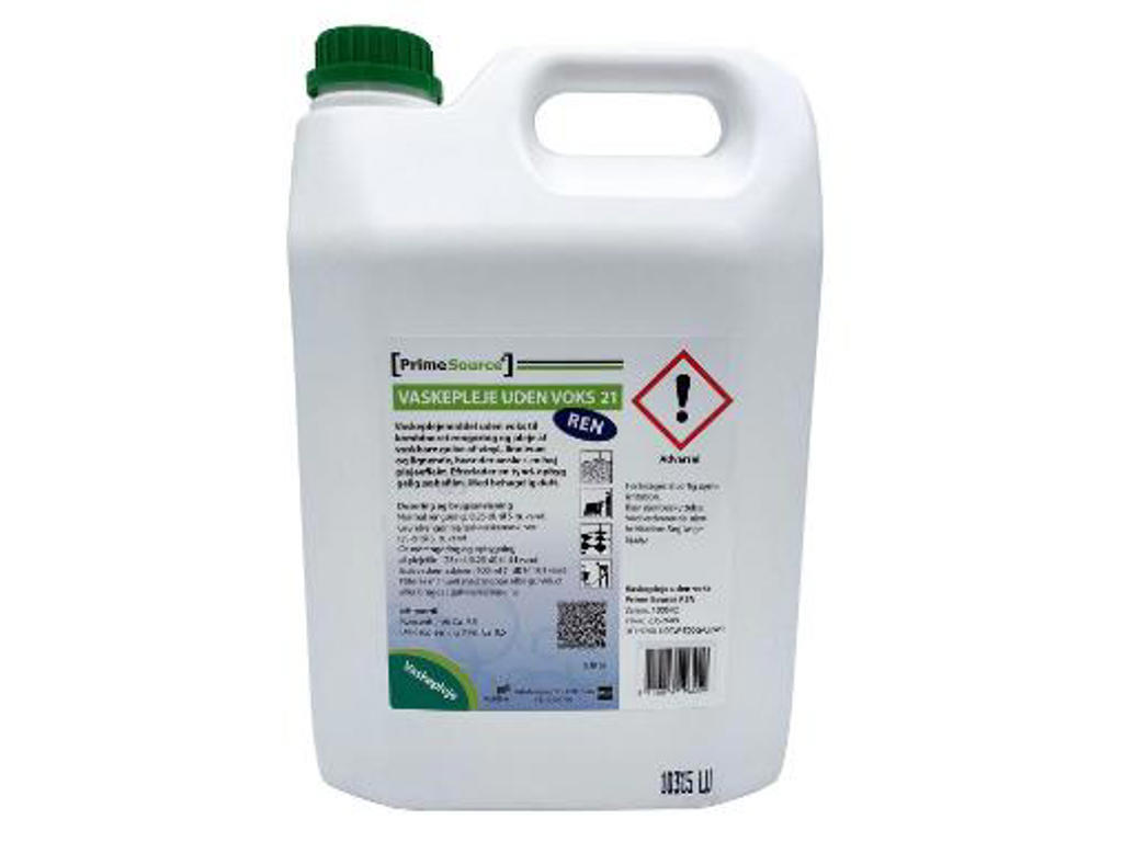 Vaskepleje Prime Source Ren 21 uden voks, med farve/parfume 5 liter