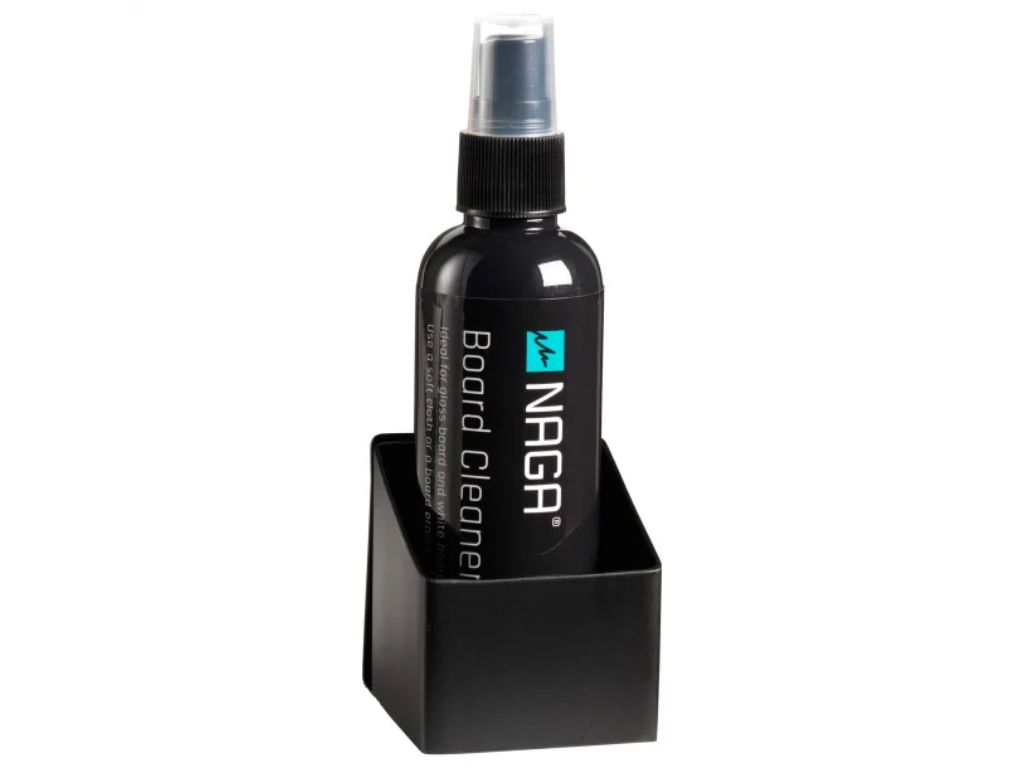 Holder Naga glastavle m/boardcleaner sort