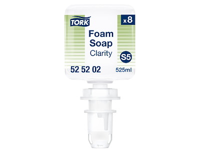 Skumsæbe Tork S5 525202 Clarity 8x525ml