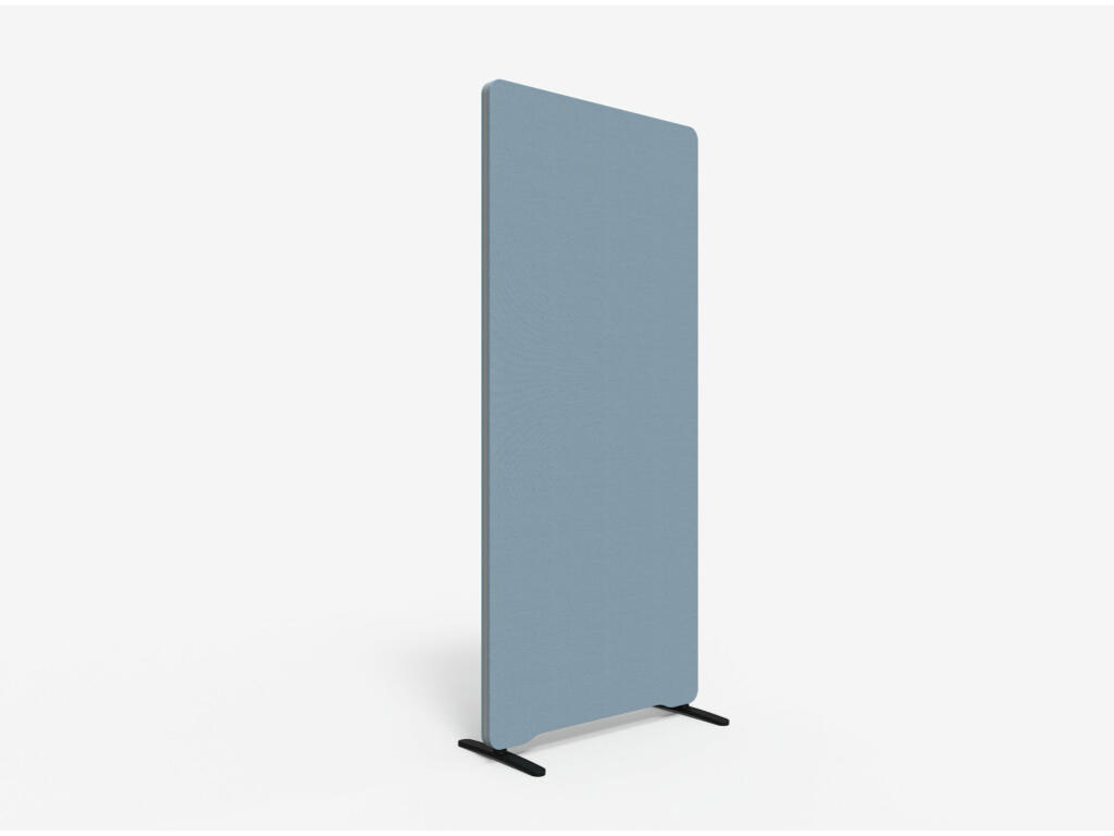 Lintex Gulvskærm Edge 800 x 1800 mm Lysblå Fiji Stof/grå Kantliste