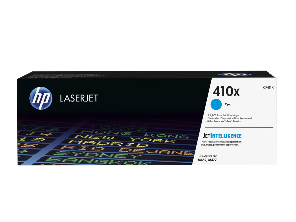 HP 410X toner CF411X cyan, 5000 sider