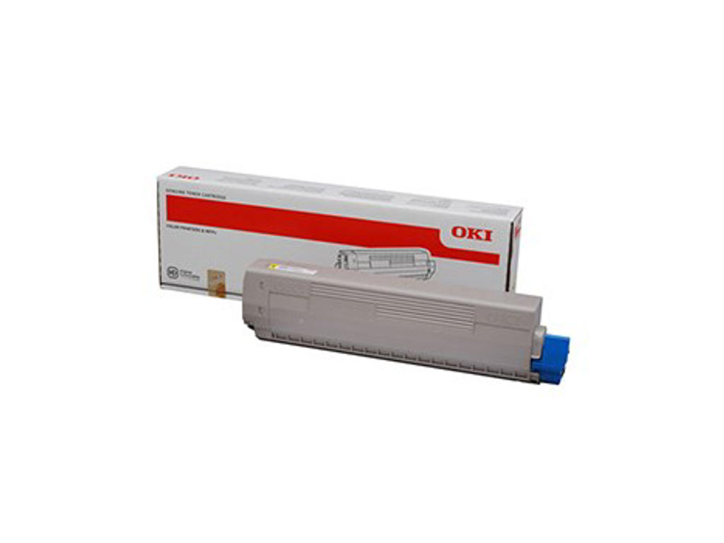 OKI toner C822/822N/DN Gul, 7300 sider