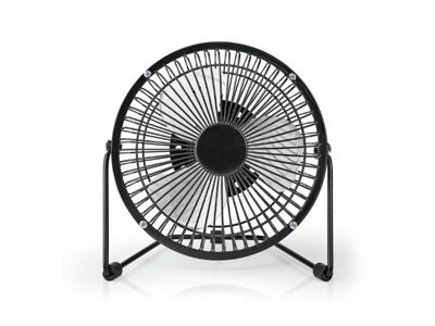 Ventilator Bord Ø 15 cm usb sort