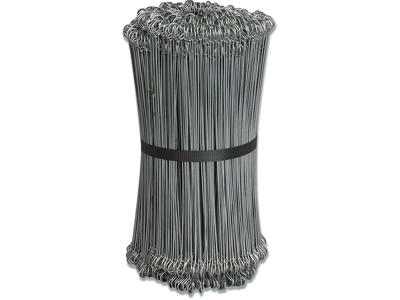 Stålsnøre grå stål 20 cm. 1000 stk.