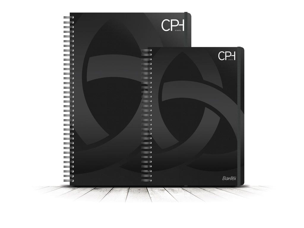 Notesbog Bantex CPH PP A4 Kvad.