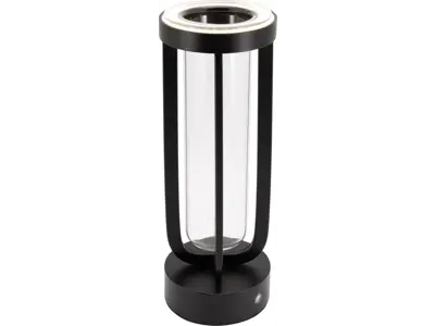 Securit LED bordlampe | vase Florence, sort