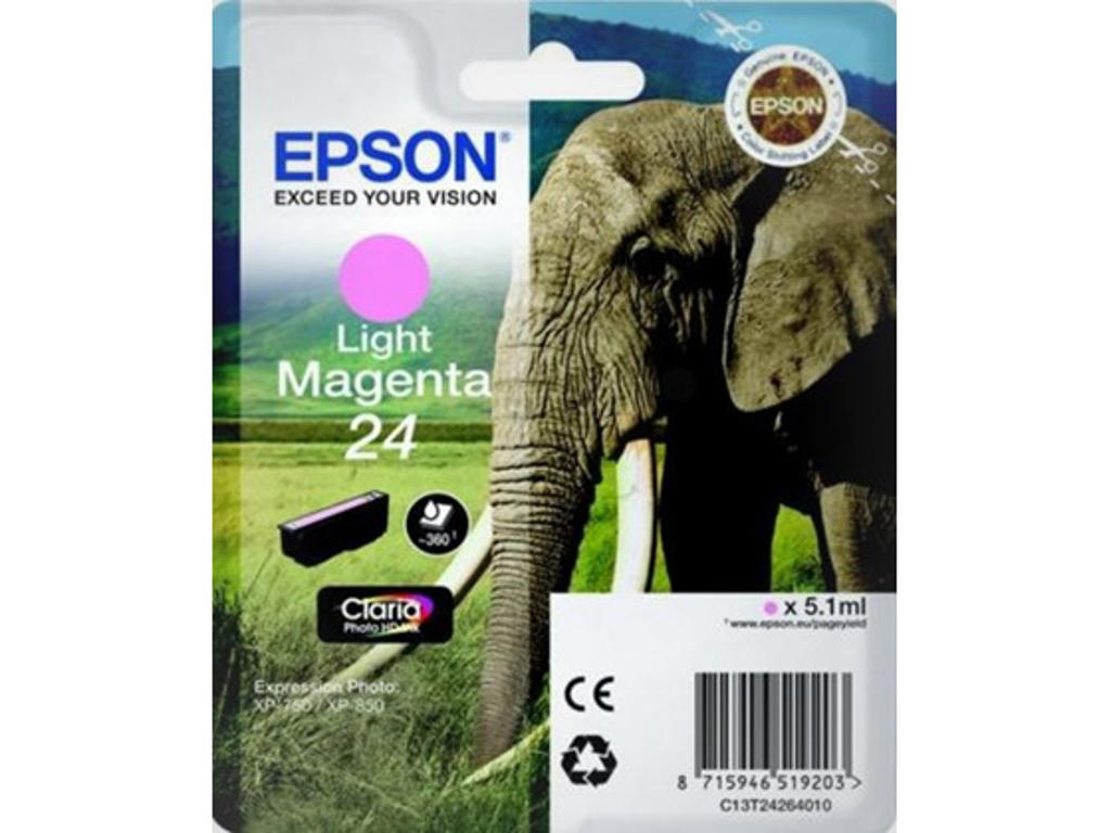 Epson T2426 blækpatron light magenta