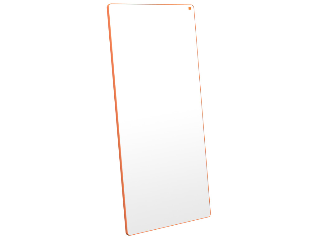Nobo Move & Meet bærbar whiteboard orange ramme