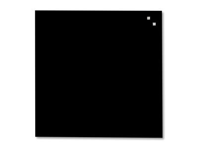 Magnetisk glastavle Naga | 45 x 45 cm | Sort