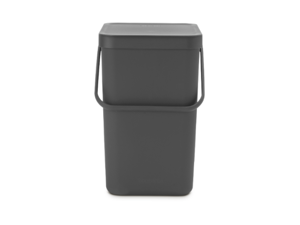 Brabantia Affaldsspand med låg | 25 Liter | Sort