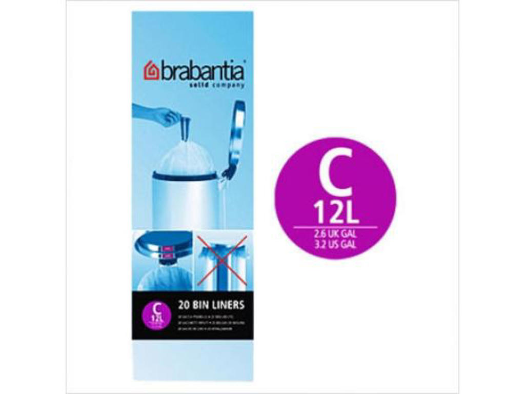 Affaldspose Brabantia model C 10-12 liter 40 stk