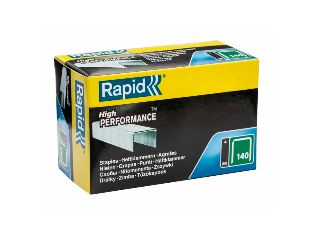 Hæfteklammer Rapid 140/10 5000 stk