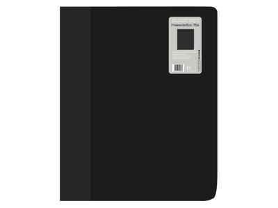 Demomappe A4 med 40 lommer sort PP