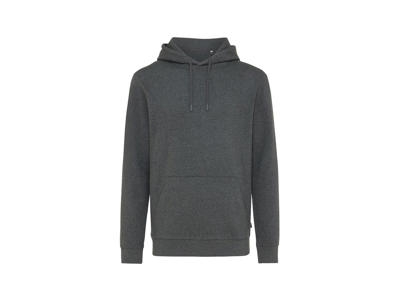 Iqoniq Torres hættetrøje i genanvendt ufarvet bomuld, ufarvet antracit