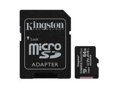 Hukommelseskort | Micro SDHC | 64 Gb | Kingston