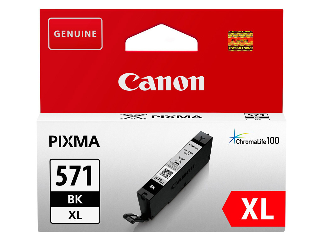 Canon blæk CLI-571XL BK sort
