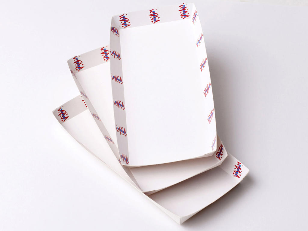 Pølsebakke m/kant 200x90x20mm 100 stk