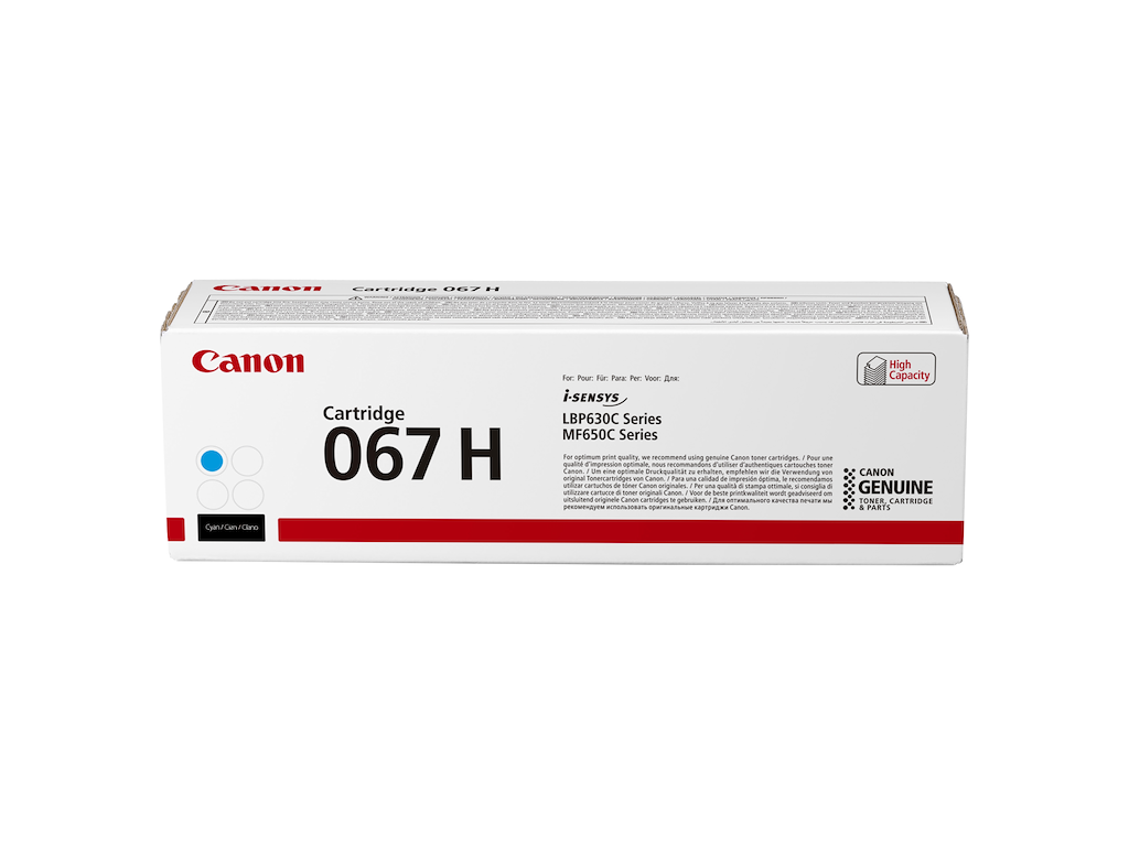 Canon toner 067H cyan, 2.350 sider