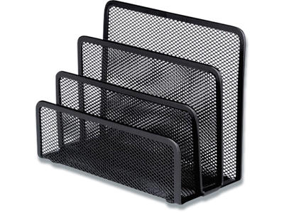 Brevholder tråd metal sort