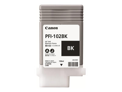 Canon blæk PFI-102 BK sort