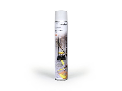 Markeringsspray Duraline 750ml hvid