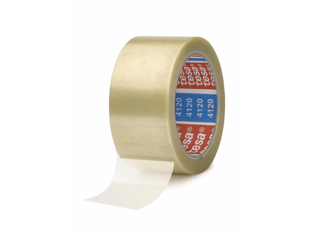 Pakketape Tesa Pvc 4120 48 mm x 66 meter klar