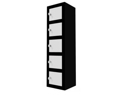 Mobiltelefon/smårumsskab 5 rum