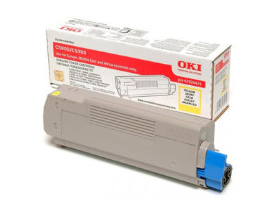 OKI toner C5800/5900 Gul, 5000 sider