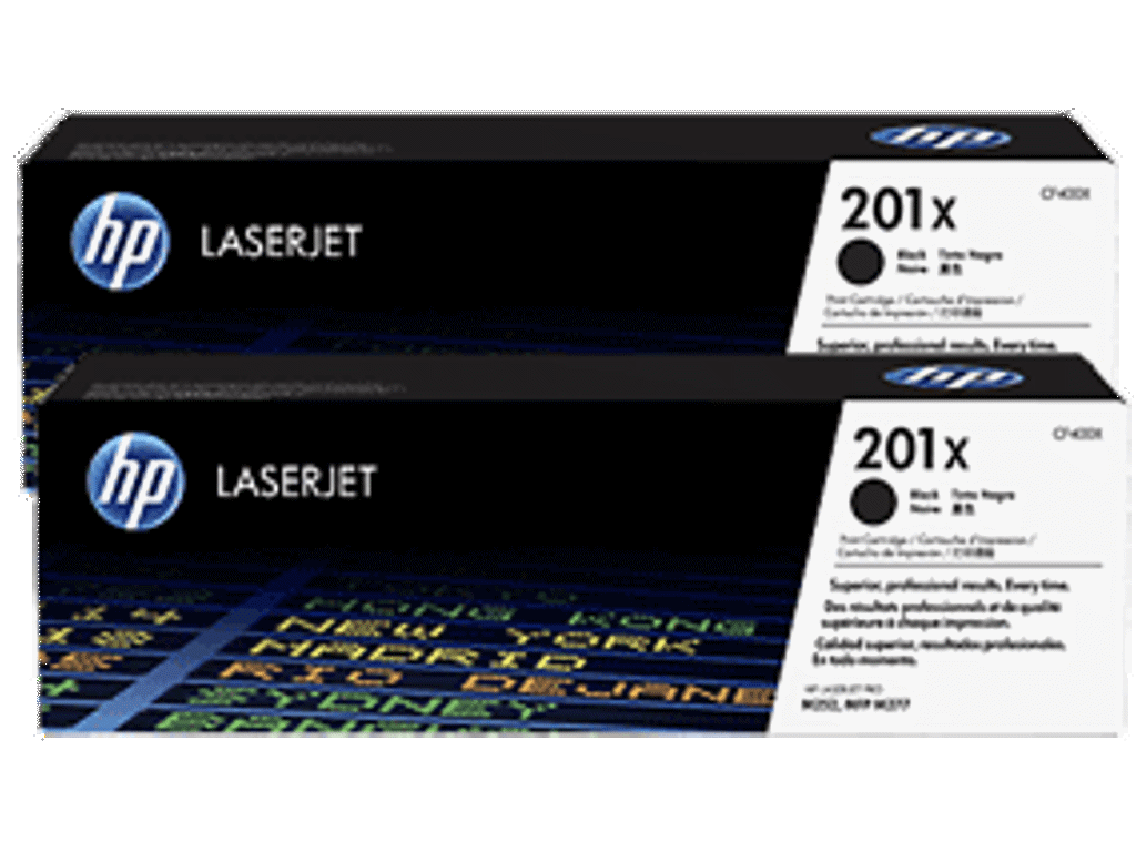 HP 201X toner CF400XD 2x sort, 5600 sider