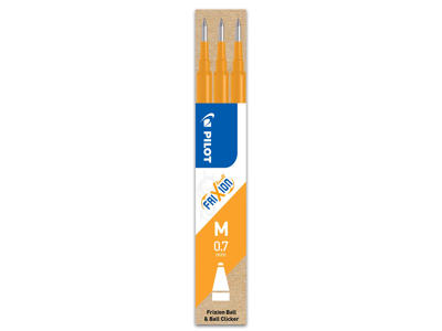 Refill Pilot FriXion abrikos orange 0,7 mm 3-stk