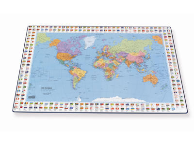 Skriveunderlag 40x65 Verdenskort