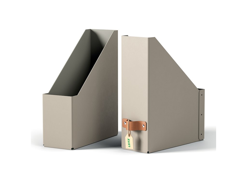 Tidsskriftsamler A4 Leitz Puro Beige 2 stk