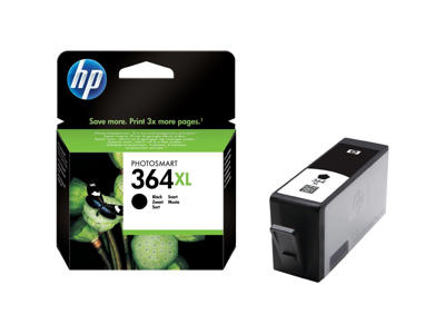 HP 364XL blæk CN684EE sort, 550 sider