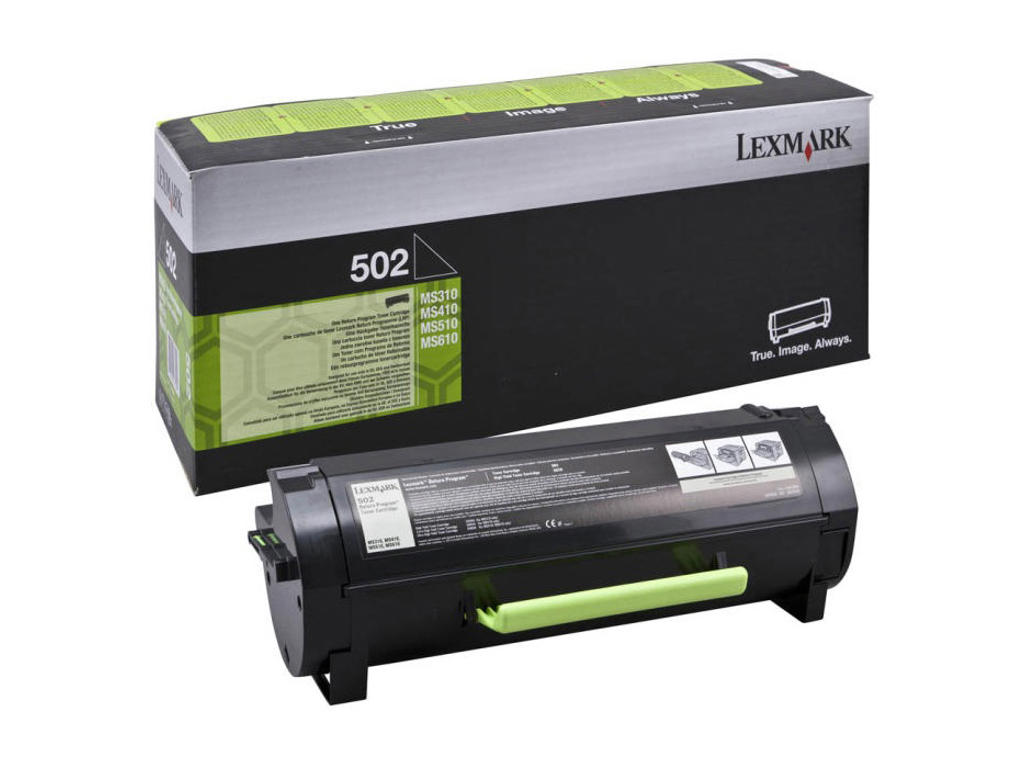 Lexmark toner 502 50F2000 sort, 1500 sider