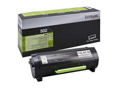 Lexmark toner 502 50F2000 sort, 1500 sider